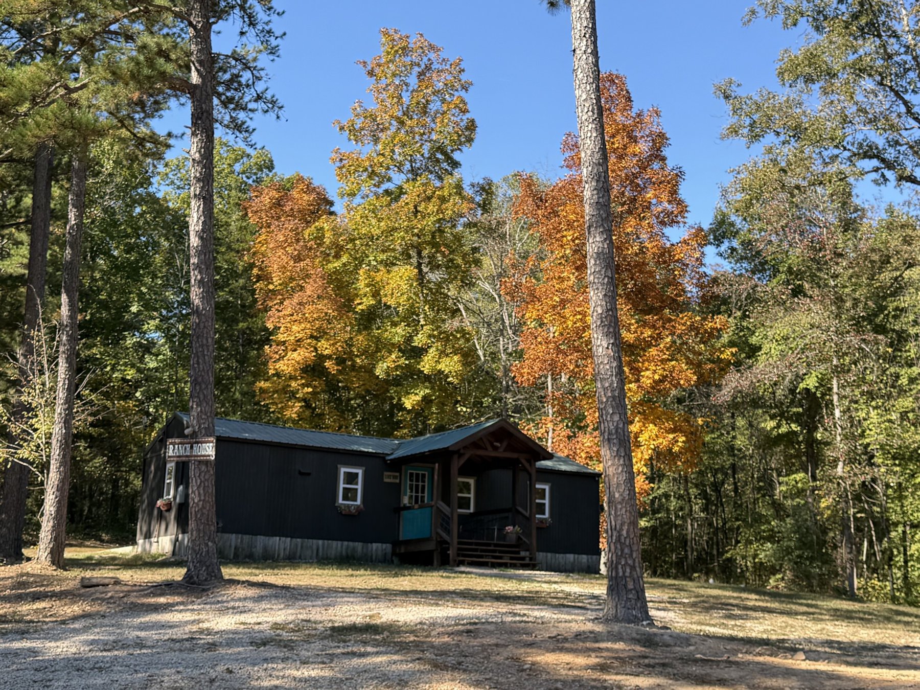 The Ranch House cabin in fall